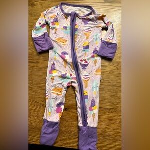 Little Sleepies Ice Cream Print Kids One Piece
